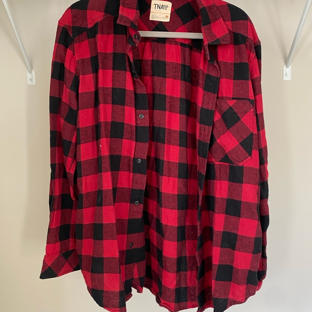 TNA BUFFALO PLAID FLANNEL